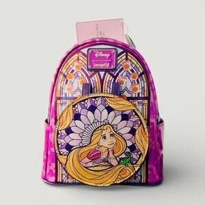 Loungefly Disney Princess Stained Glass Rapunzel Mini Backpack – NWT